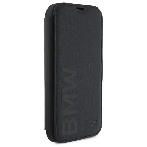 BMW Signature Leather Wordmark Case for iPhone 16 Pro - Black - Cell phone cases and covers<<<HurtelXML