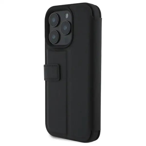 BMW Signature Leather Wordmark Case for iPhone 16 Pro - Black - Cell phone cases and covers<<<HurtelXML