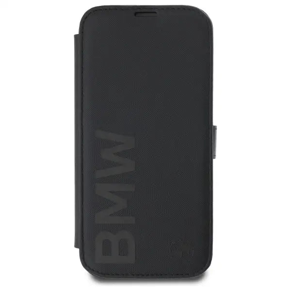 BMW Signature Leather Wordmark Case for iPhone 16 Pro Max - Black - Cell phone cases and covers<<<HurtelXML