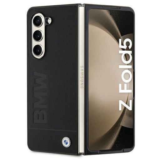 BMW Signature Logo Imprint case for Samsung Galaxy Z Fold 5 - black - Cell phone cases and covers<<<HurtelXML