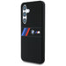BMW Silicone Middle Tricolor Stripes MagSafe Case for Samsung Galaxy S25 - Black - Cell phone cases