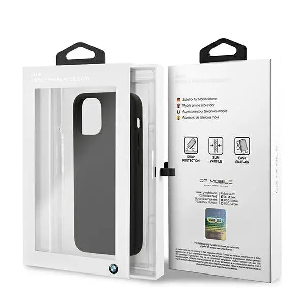 BMW Silicone Signature Case for iPhone 12 mini - Black - Cell phone cases and covers<<<HurtelXML