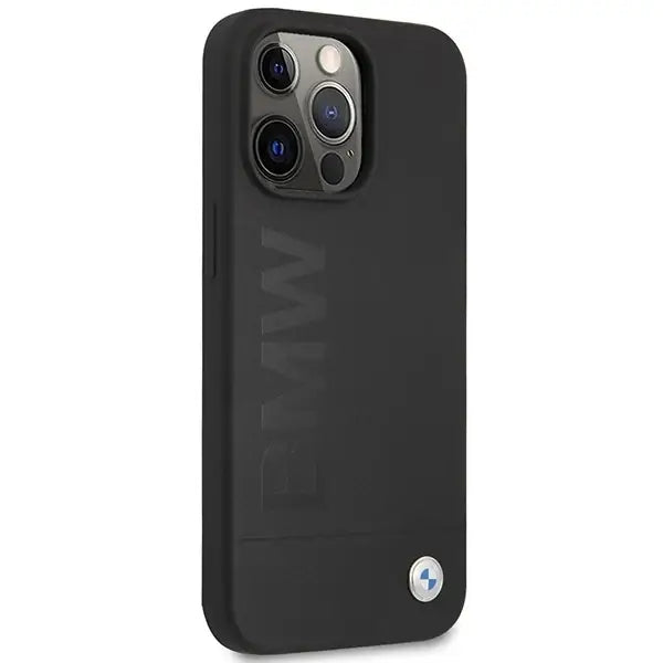 BMW Silicone Signature Logo Case for iPhone 13 Pro / iPhone 13 - Black - Cell phone cases and covers<<<HurtelXML