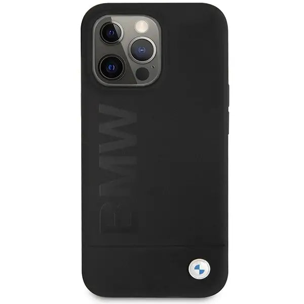 BMW Silicone Signature Logo Case for iPhone 13 Pro / iPhone 13 - Black - Cell phone cases and covers<<<HurtelXML
