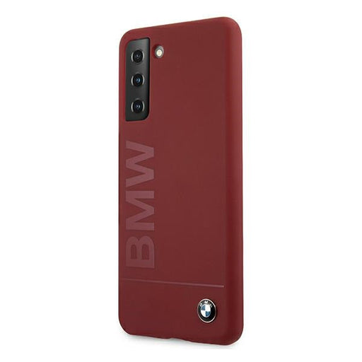 BMW Silicone Signature Logo Case for Samsung Galaxy S21+ - Red - Cell phone cases and covers<<<HurtelXML