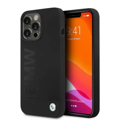 BMW Silicone Signature Logo MagSafe case for iPhone 13 Pro / iPhone 13 - black - Cell phone cases and covers<<<HurtelXML