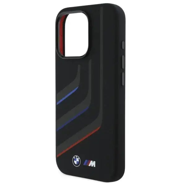 BMW Silicone Turning Lines MagSafe Case for iPhone 16 Pro - Black - Cell phone cases and covers<<<HurtelXML