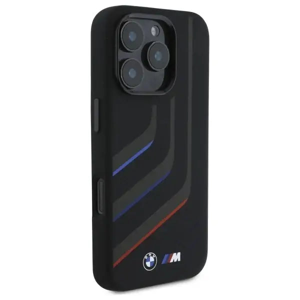BMW Silicone Turning Lines MagSafe Case for iPhone 16 Pro Max - Black - Cell phone cases and covers<<<HurtelXML