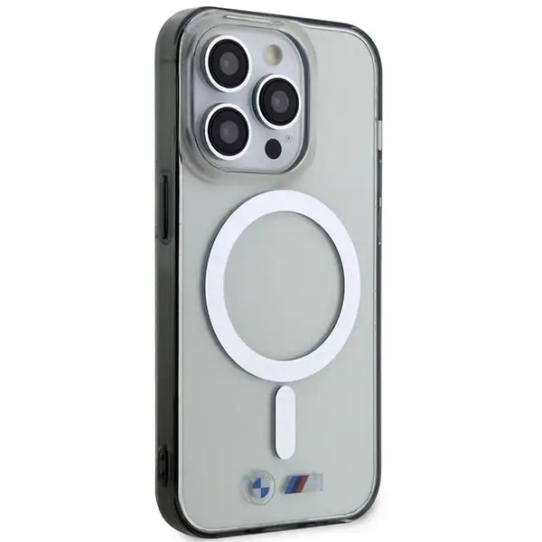 BMW Silver Ring MagSafe case for iPhone 15 Pro Max - transparent - Cell phone cases and covers<<<HurtelXML