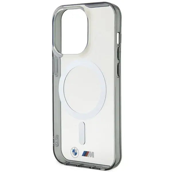 BMW Silver Ring MagSafe case for iPhone 15 Pro Max - transparent - Cell phone cases and covers<<<HurtelXML