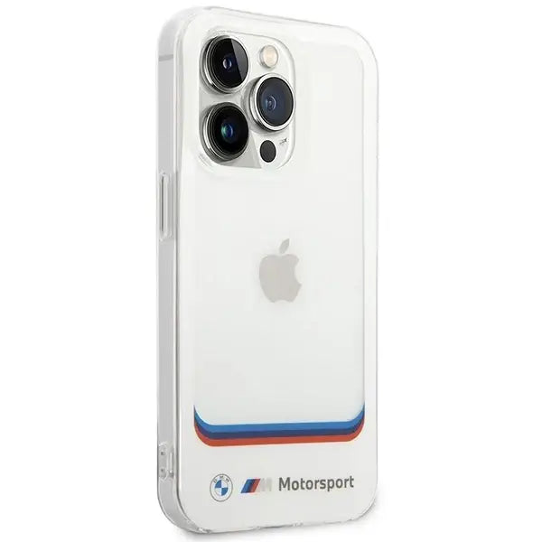 BMW Transparent Center Case for iPhone 14 Pro Max 6.7’’ - White - Cell phone cases and covers<<<HurtelXML