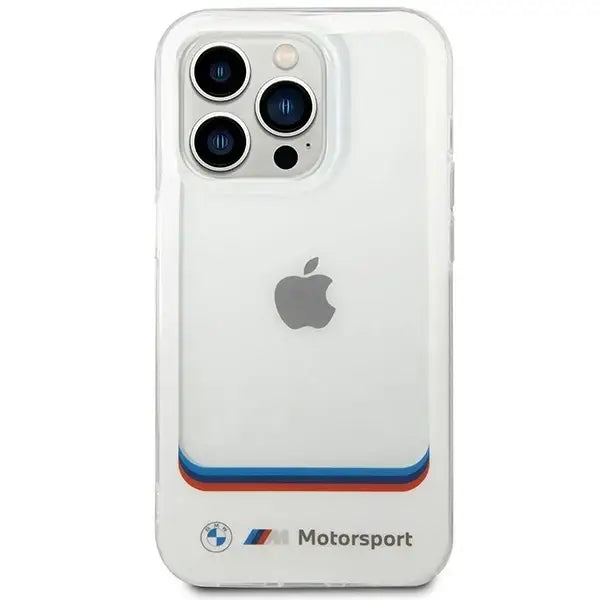 BMW Transparent Center Case for iPhone 14 Pro Max 6.7’’ - White - Cell phone cases and covers<<<HurtelXML
