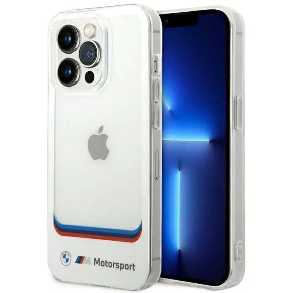 BMW Transparent Center Case for iPhone 14 Pro Max 6.7’’ - White - Cell phone cases and covers<<<HurtelXML