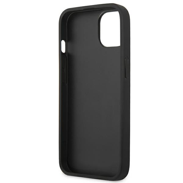 Case BMW BMHCP14MSLLBK iPhone 14 Plus 6.7 &quot;black / black Leather Stamp