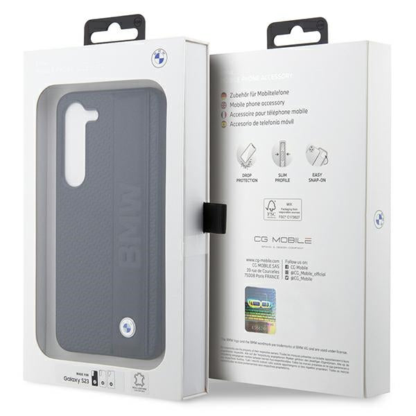 BMW BMHCS23S22RDPK S23 S911 black/black hardcase Leather Textured &amp; Stripe