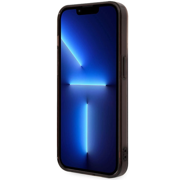 BMW Half Tricolor Case for iPhone 14 Pro Max 6.7" - Black