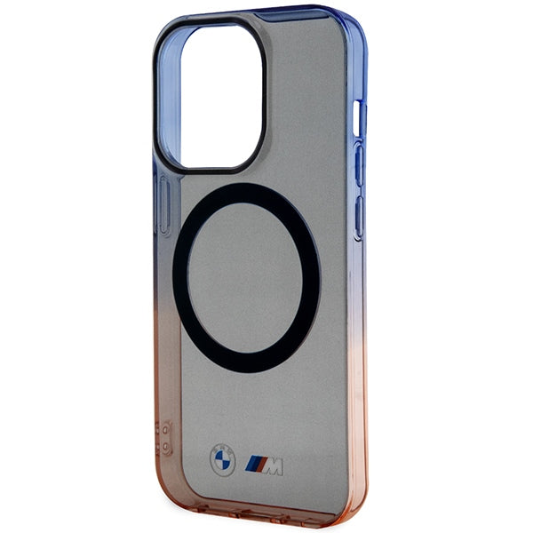 Case BMW BMHMP14LHTGE iPhone 14 Pro 6.1" grey/grey hardcase Gradient Bumper MagSafe
