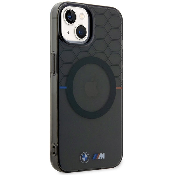 BMW Pattern MagSafe case for iPhone 14 Plus - gray