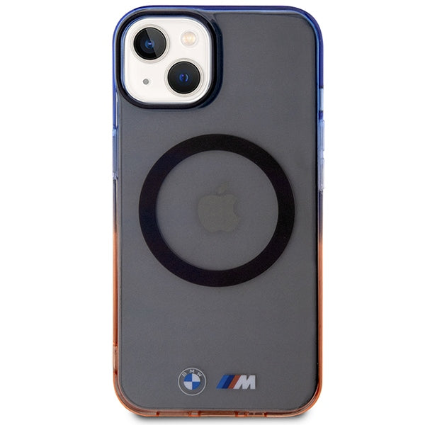Case BMW BMHMP14SHTGE iPhone 14 6.1" grey/grey hardcase Gradient Bumper MagSafe