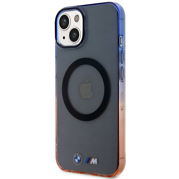 Case BMW BMHMP14SHTGE iPhone 14 6.1" grey/grey hardcase Gradient Bumper MagSafe