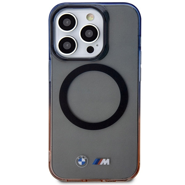 Case BMW BMHMP14XHTGE iPhone 14 Pro Max 6.7" grey/grey hardcase Gradient Bumper MagSafe