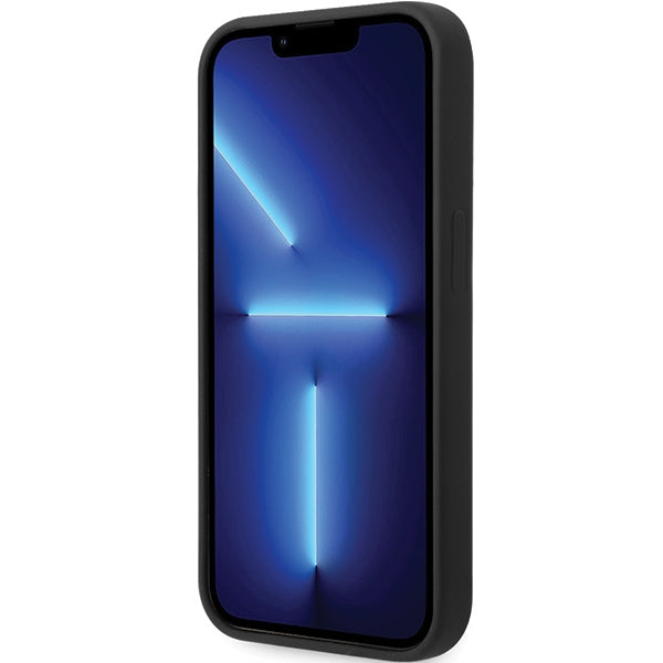 BMW BMHMP14XSILBK2 case for iPhone 14 Pro Max 6.7" - black Signature Liquid Silicone MagSafe