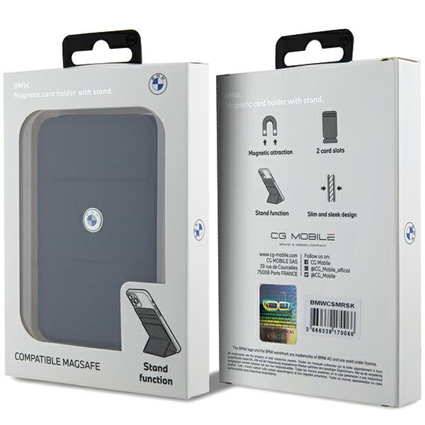 BMW Wallet Card Slot Stand Case BMWCSMRSK Case - black MagSafe Signature Collection