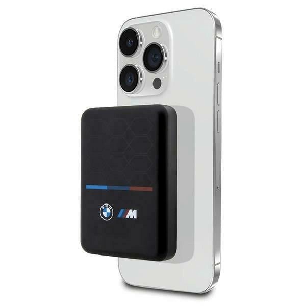 BMW M Collection MagSafe 15W 3000mAh Inductive Power Bank - Black