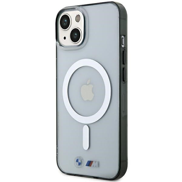 BMW Silver Ring MagSafe iPhone 15 Case - Clear