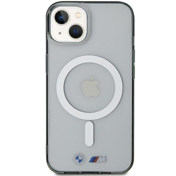 BMW Silver Ring MagSafe iPhone 15 Case - Clear