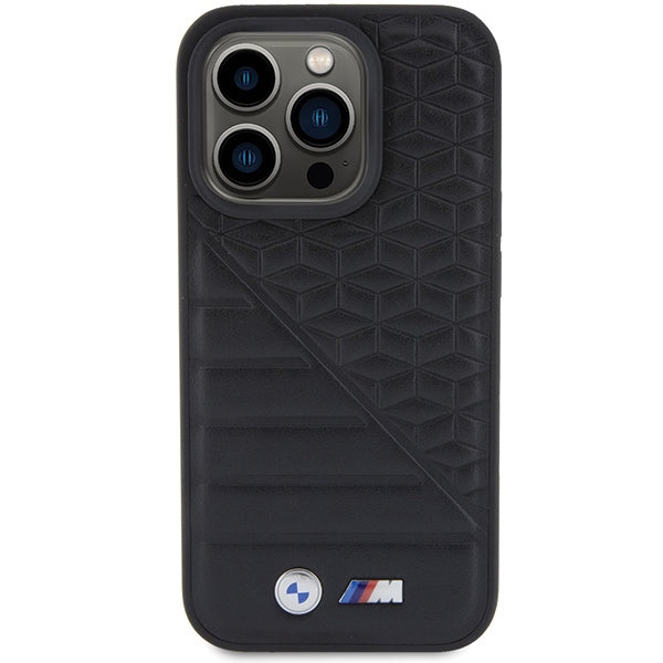 BMW Bi Pattern iPhone 15 Pro Case - Black