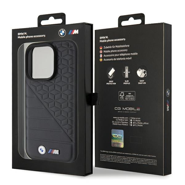 BMW Bi Pattern iPhone 15 Pro Case - Black