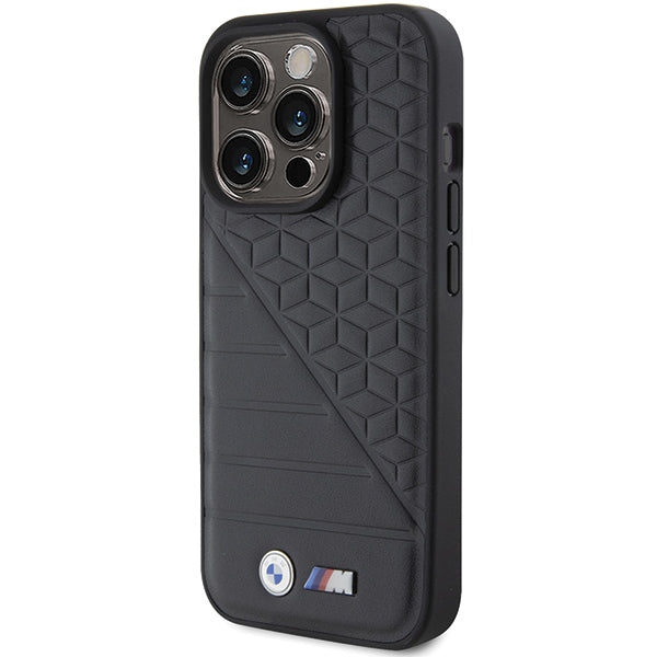 BMW Bi Pattern iPhone 15 Pro Case - Black