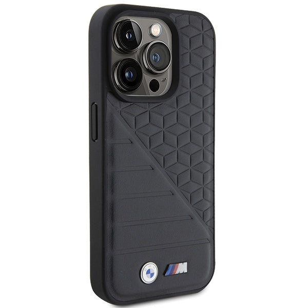 BMW Bi Pattern iPhone 15 Pro Case - Black