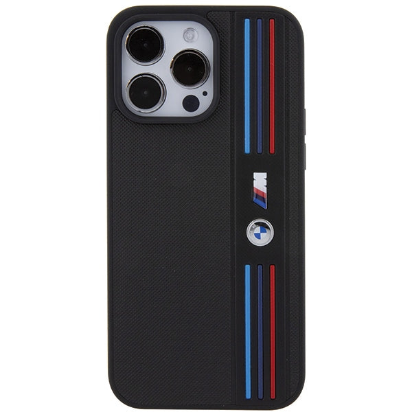 BMW Tricolor M Collection iPhone 15 Pro Case - Black