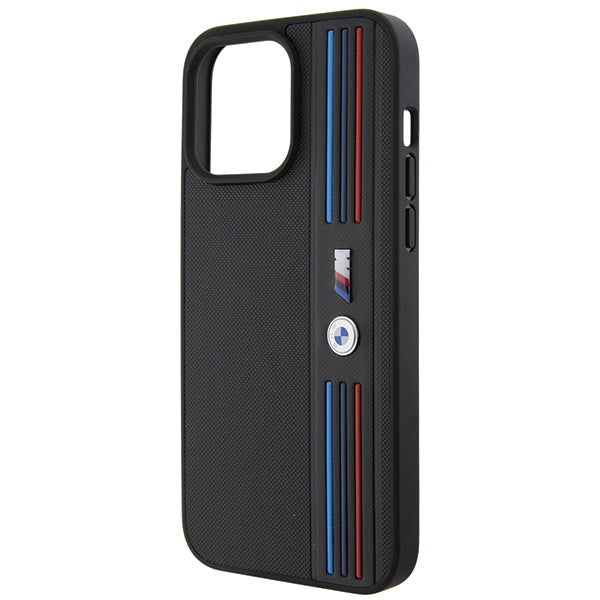 BMW Tricolor M Collection iPhone 15 Pro Case - Black