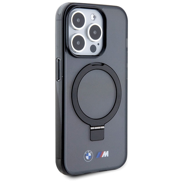 BMW Ring Stand M Collection MagSafe Case for iPhone 15 Pro - Black