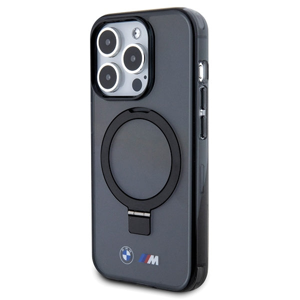 BMW Ring Stand M Collection MagSafe Case for iPhone 15 Pro - Black
