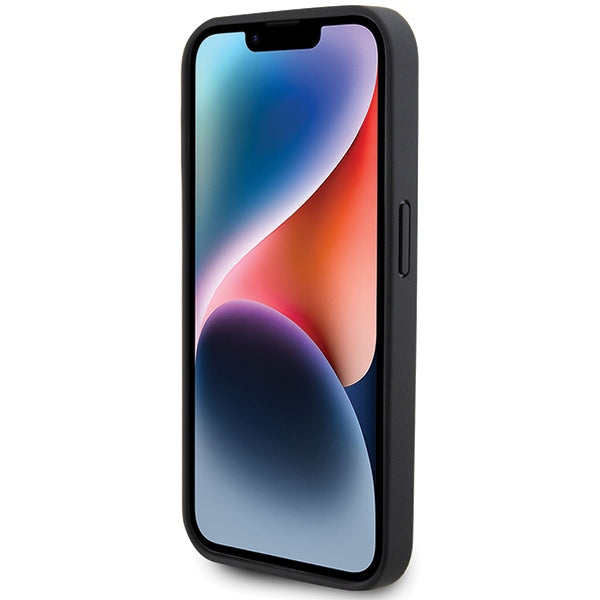 BMW Leather Carbon MagSafe iPhone 15 Pro Max Case - Black