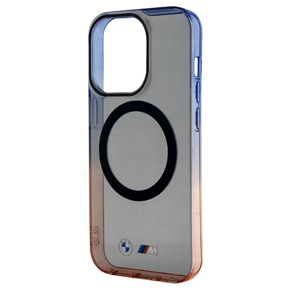 BMW Gradient Bumper MagSafe case for iPhone 15 Pro Max - gray