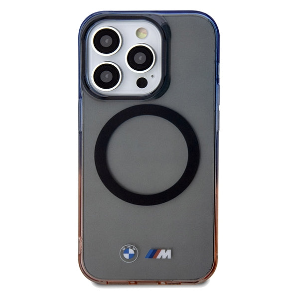BMW Gradient Bumper MagSafe case for iPhone 15 Pro Max - gray