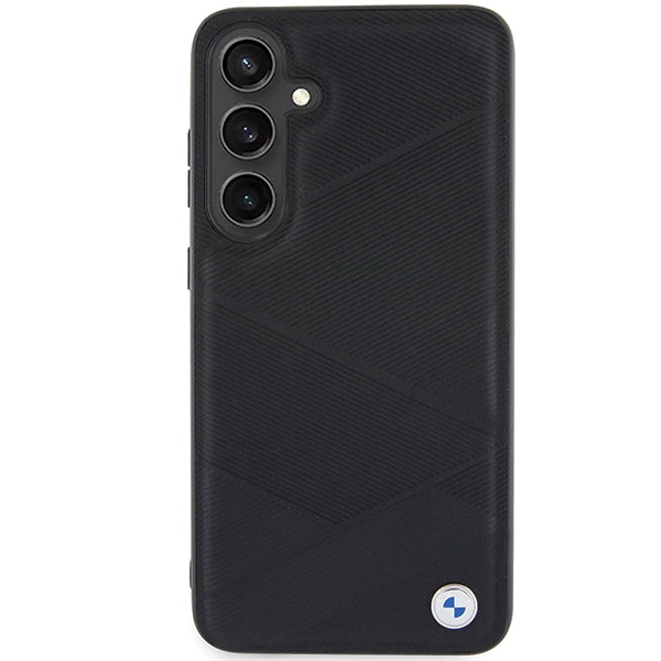 BMW BMHCS24M23RCGPK S24+ S926 black/black hardcase Signature Leather Crossing Lines Pattern