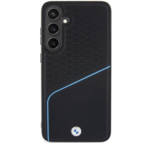 BMW BMHMS24S23RDCLK S24 S921 black/black hardcase Signature Leather Textured &amp; Line MagSafe