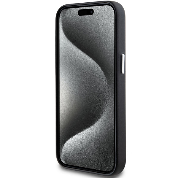 BMW Signature Wrapped Metal MagSafe Case for iPhone 14/15/13 - Black