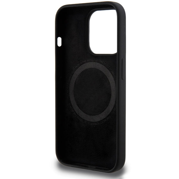 BMW M Silicone Pattern MagSafe case for iPhone 15 Pro - black