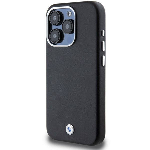 BMW Signature Wrapped Metal MagSafe case for iPhone 15 Pro - black