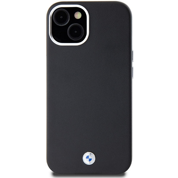 BMW Signature Wrapped Metal MagSafe case for iPhone 15 Plus / 14 Plus - black