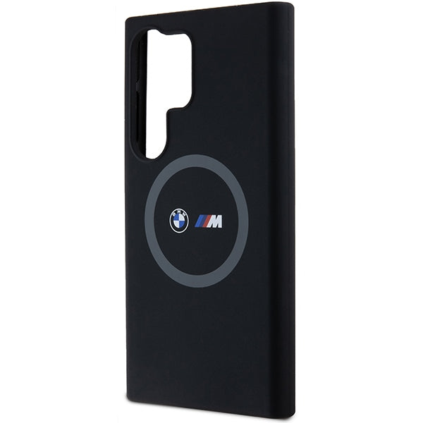 BMW M Silicone Printed Ring MagSafe case for Samsung Galaxy S24 Ultra - black
