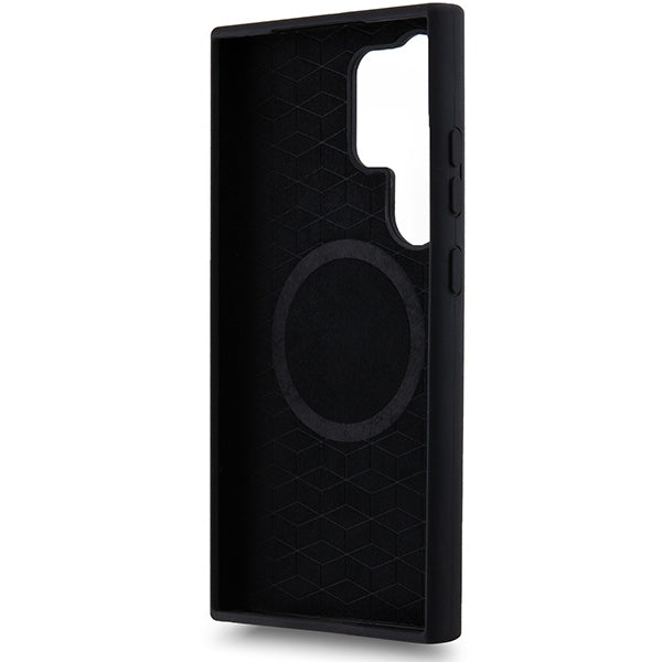 BMW M Silicone Printed Ring MagSafe case for Samsung Galaxy S24 Ultra - black