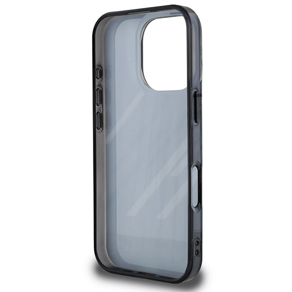 BMW Motosport IML Random Stripes iPhone 16 Pro Case - Black